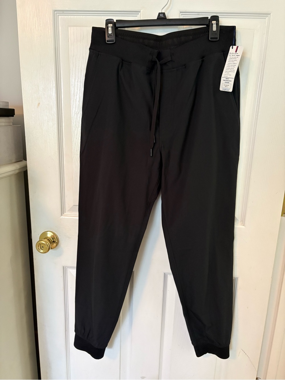 Rhoback Men's Black The Dashers Joggers